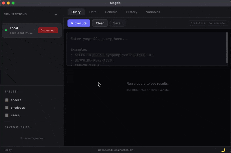 Magda - Cassandra Desktop Client
